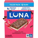 LUNA Bar - Schokolade Pfefferminz-Stick Flavor - Snack Bars - Non-GMO - Glutenfreie Protein Bars - Hergestellt mit Bio Hafer (12 Pack)