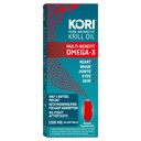 Kori Krill Oil Omega 3 Supplement, Antarktisches Krillöl mit überlegener Absorption vs Fischöl, 1200mg Softgels, EPA & DHA, 30 Softgels