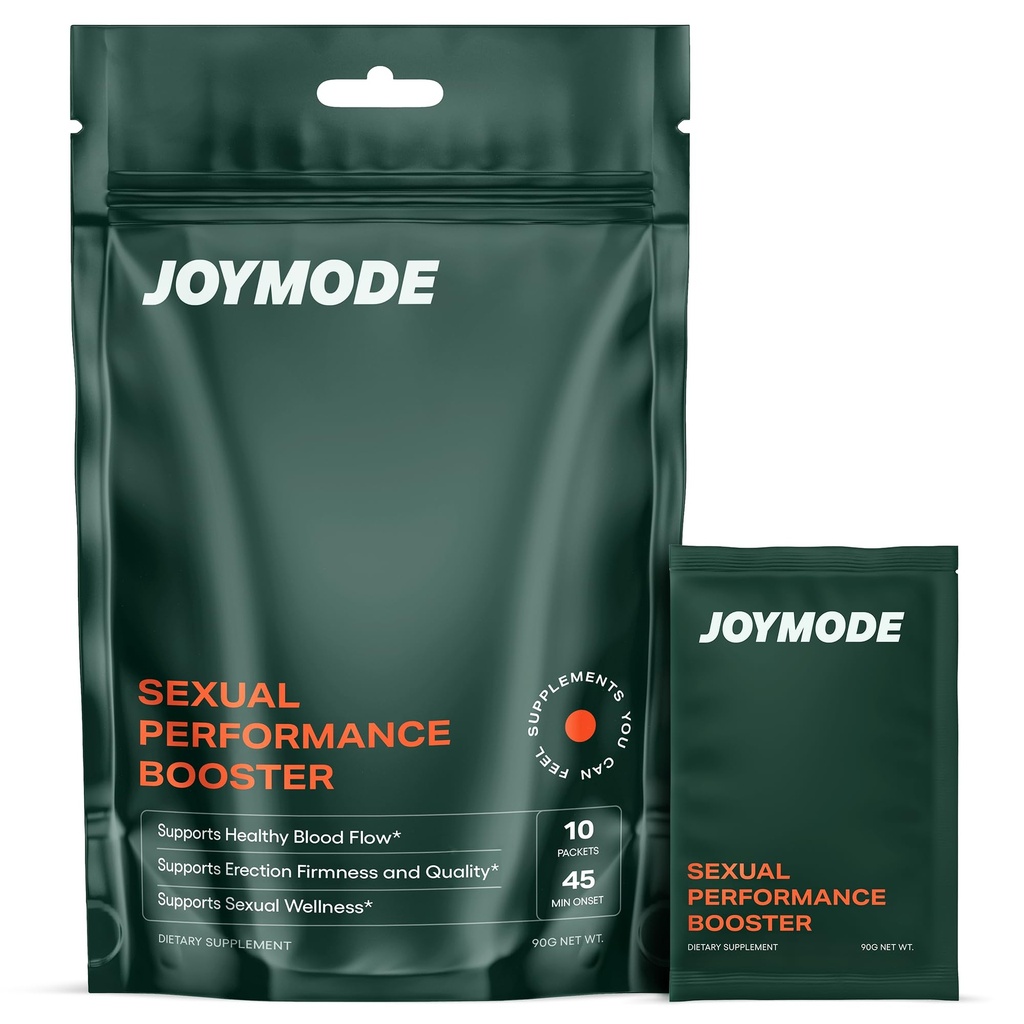JOYMODE Performance Booster w/Arginin Nitrat, L-Citrullin, Vitamin C, & Ginseng - unterstützt Stickstoffmonoxidblutfluss und Erektionsqualität