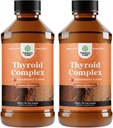 Hohe Absorptions-Thyroid-Unterstützung - Vegan Flüssige Jodine Ergänzungen für Schilddrüse Unterstützung für Frauen und Männer mit Myo-Inositol Selenium und Stinging Nettle für verbesserte Energie und Fokus 2 Pack