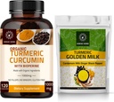 Capsules de Curcumine et de Trumeric Golden Milk