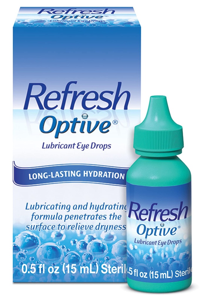 Gocce oculari lubrificanti, sterile da 0,5 Fl Oz