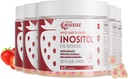 Inositol Gummie, Inositol-Ergänzung mit Myo-Inositol & D-Chiro Inositol + Vitamin D3, Ideal 40:1 Ratio, mit Magnesium Glycinat 400mg, Unterstützt regelmäßigen Zyklus für Frauen, Vegan, 5 Pack