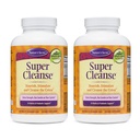 Natura Segreto Super Cleanse Extra Strength Toxin Detox & Gentle Eliminazione Corpo Cleanse, Digestivo & Colon Health Support - Stimolante Miscela di 14 Erbe con Probiotici - 200 compresse (Pack of 2)