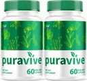 LIVORKA Puravive metodo di riso esotico Supplemento alimentare - 120 capsule (alimentazione di 60 giorni) - Confezione di 2
