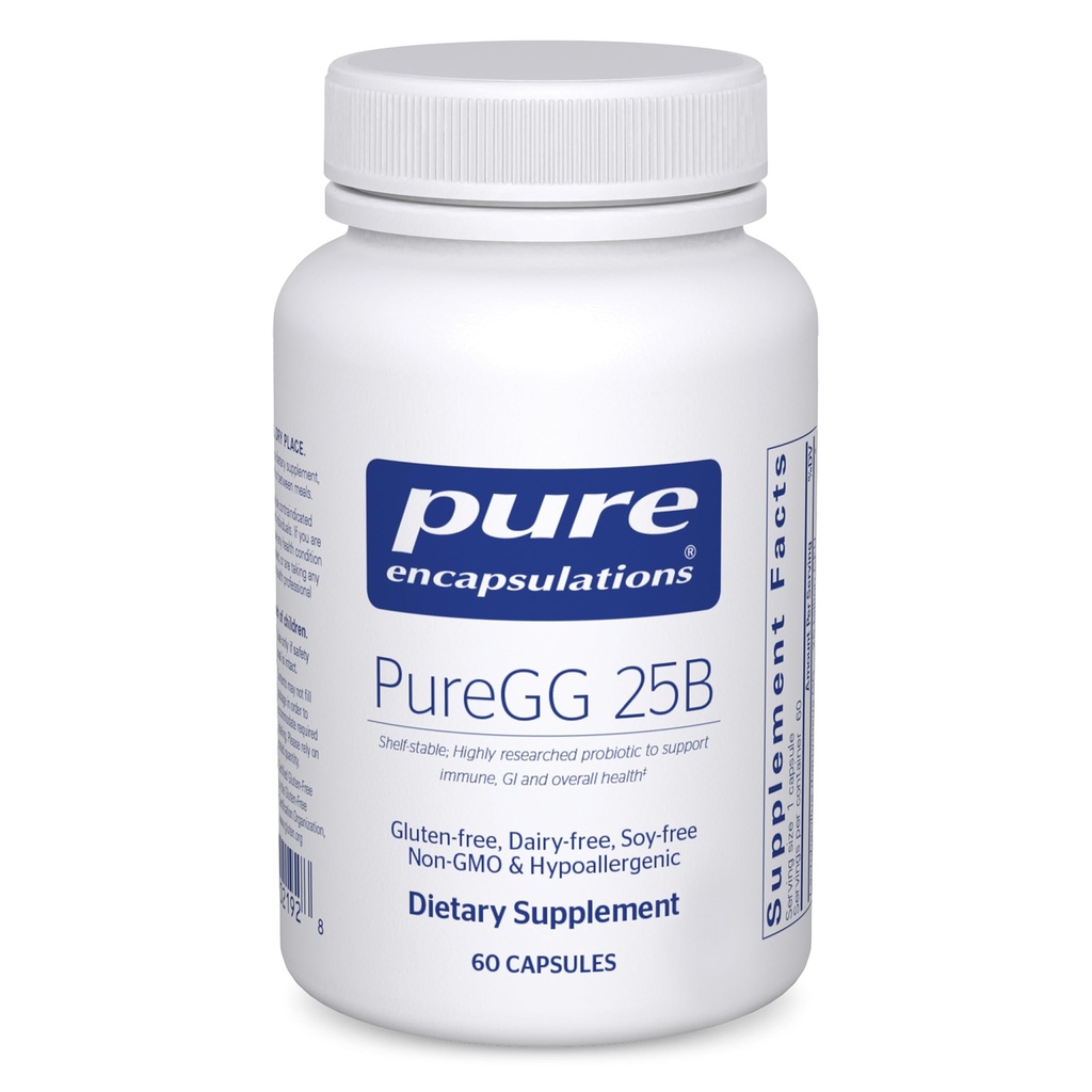 Pure Encapsulations PureGG 25B | Promuove GI e la salute immunitaria in tutte le età | 60 capsule