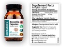 DR WAKDE'S Boswellia Capsule (Salai Guggul, Shallaki), 60 tappi di Veg, Integratore a base di piante, Tutto Naturale, Vegan