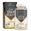 Garden of Life Brain Health Supplement mit Bio Lion's Mane & Turmeric, Non-GMO, Gluten-Free, Mint Flavor - für Memory, Focus & Healthy Brain Funktion
