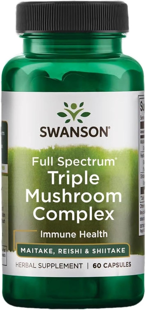 Swanson Full Spectrum Triple Mushroom Complex 60 capsule
