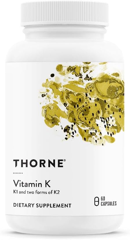 Thorne Research - 3-K Complete - Vitamine K1 e K2 per il supporto cuore e ossa - 60 capsule
