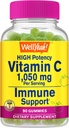 WellYes Vitamin C 1050 mg Gummies - Natural Sourced Flavors - Integratore alimentare Immune, Supporto antiossidante - Gomma vegetariana ad alta resistenza, Non OGM, Gluten Free - 30 Serve