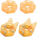 Wöchentliche Pille Organizer Große 7 Tage Pille Box Organizer Tägliche Medizin Fall für Vitamin Fisch Öl Pillen ergänzt Arthritis Freundlich
