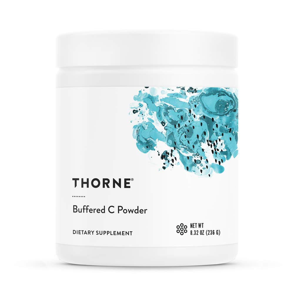 THORNE - Vitamina C ad alta potenza - Acido ascorbico con Calcio, Magnesio e Potassio - Funzione immunitaria sana e supporto antiossidante* - Certificato di terze parti - Gluten, Dairy & Soy-Free - 42 Serve