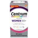 Centrum Silver Multivitamina femminile per le donne 50 Plus, Multivitamin/Multimineral Supplemento con vitamina D3, B Vitamine, Ingredienti non OGM, Supporta memoria e cognizione negli adulti più anziani - 65 Ct