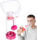 NESSI OTC Spacer Erwachsene mit Maske Spacer und Mundstück Spacer (Pink)
