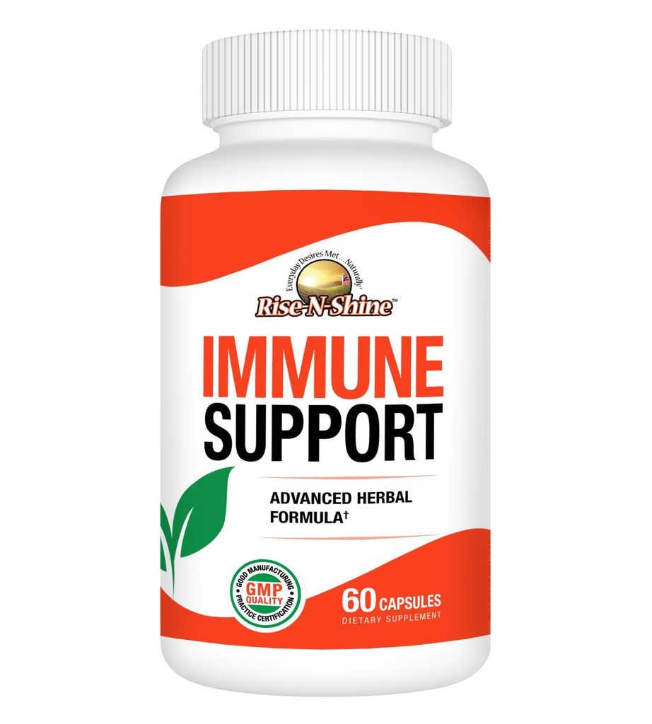 Rise-N-Shine Immununterstützungsergänzung 60 Zähler