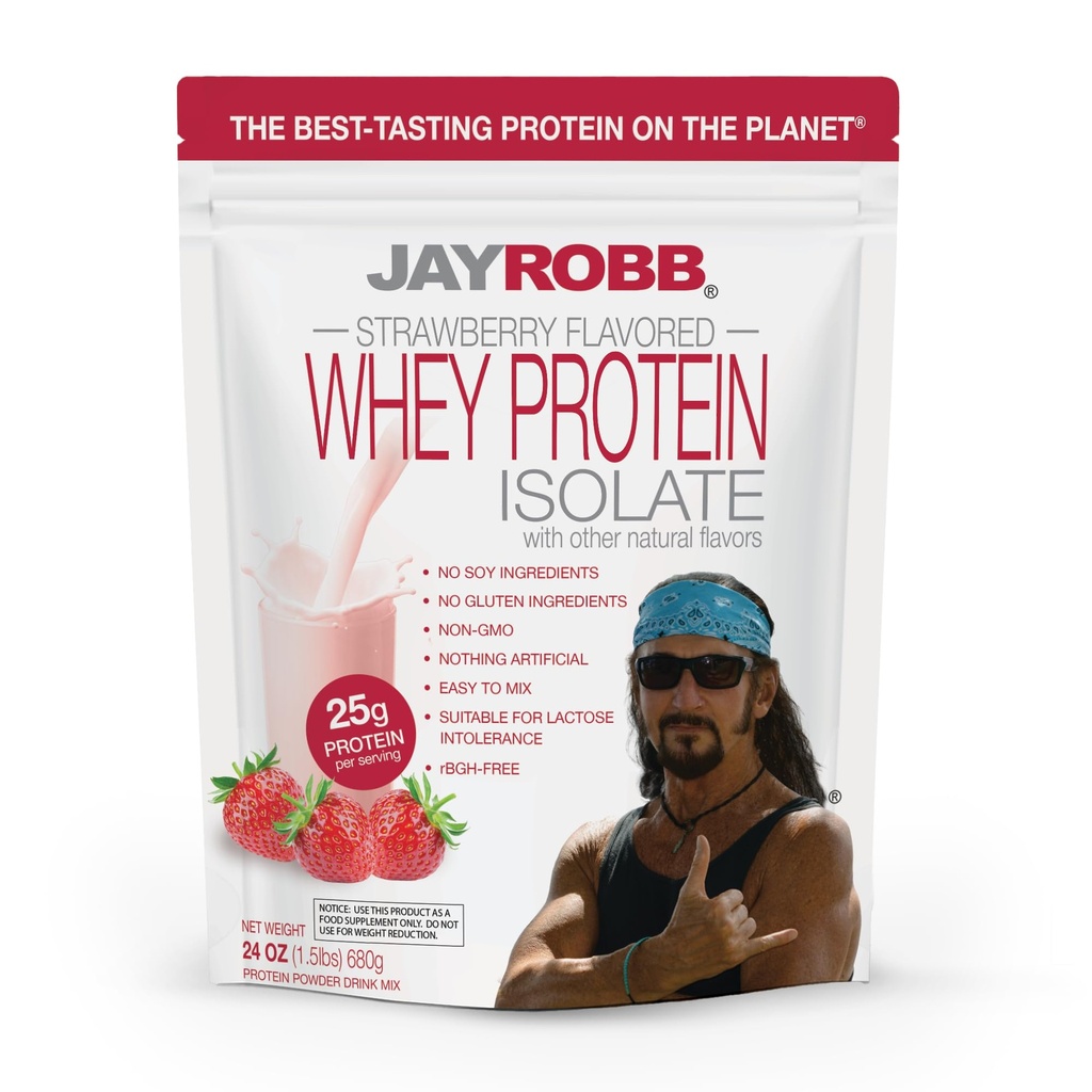 JAYROBB Whey Protein (1,5 Pound, fragola)
