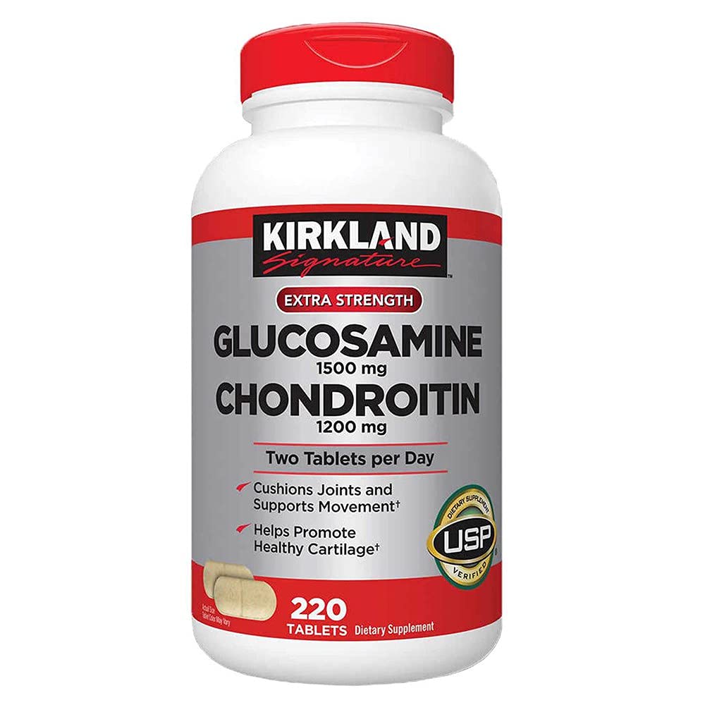 Kirkland Signature Glucosamine & Chondroïtine, 220 comprimés (4 paquets)