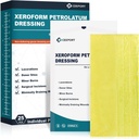 Medizinische Xeroform Petrolatum Dressing 5x9 - Nicht-Adherent Gauze Pad Strip, Fine Mesh Gauze Patch Supplies für Wound Care, Burns, Lacerationen, & Skin Grafts (Pack von 25)