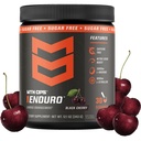 MTN OPS Enduro Nitric Oxid Stim Free Pre Workout | Magnesium Citrat, L Arginine & L Citrulline Caffeine Free Preworkout | 30 Serviving Black Cherry
