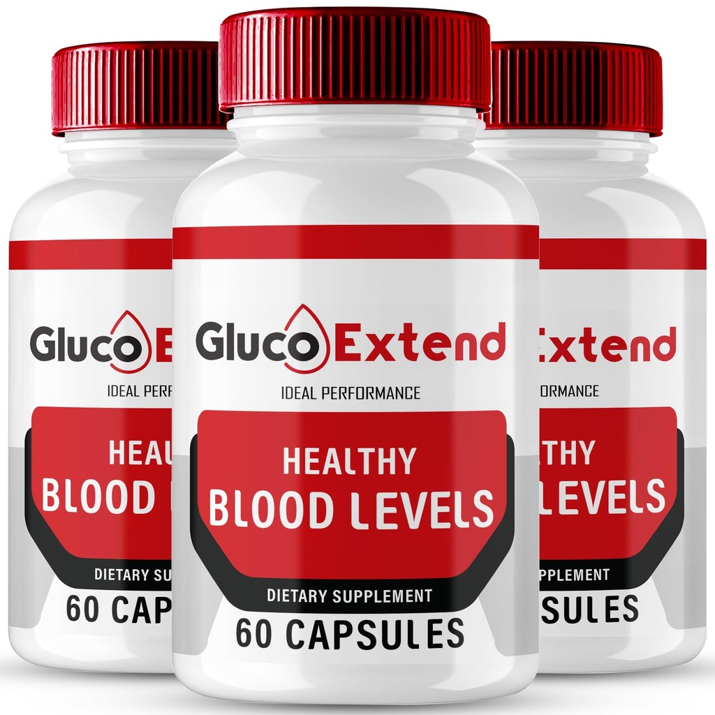 Gluco Extend Capsules, GlucoExtend Formule de Support Pills - Fort maximum, Gluco Extend Health & Wellness Toutes les formules naturelles, GlucoExtend Capsules de Santé Officielles Avis (3 Pack)