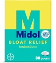 Midol Bloat Relief, Caplets with Pamabrom, 30 Count