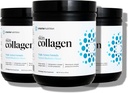 SMARTERNUTRITION Marine Collagen - Tipo 1 & 3 Peptidi con antiossidanti a base di erbe per la salute della pelle e dei capelli - Vitamina E & C, Tè verde, Polvere di bacca, Quercetina - (60 Serve (Pack of 3))