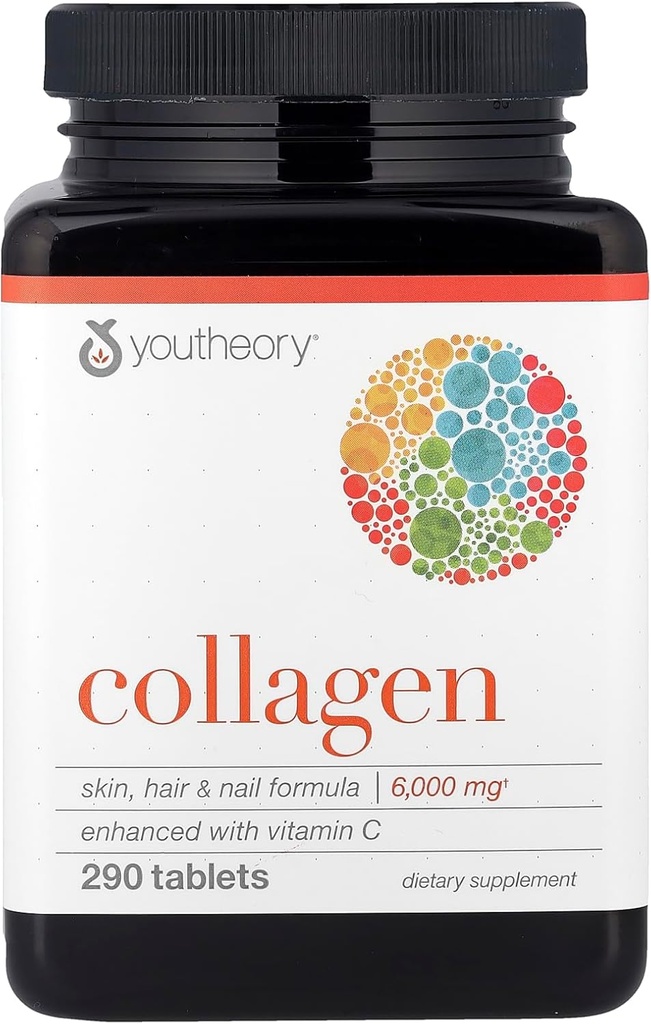 Youtheory Collagen Advanced mit Vitamin C, 290 Count (1 Flasche)