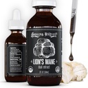 Hodgins Harvest Organic Lion's Mane Fruiting Body Extract Tincture - Mushroom Supplement per la salute del cervello e messa a fuoco mentale - Dual Extract Formula - Extra Concentrato - 2 fl oz Bottiglia