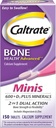 Caltrate Calcium & Vitamin D3 Supplement Plus Minerals Mini Tablets, 150 ea (Pack of 4)