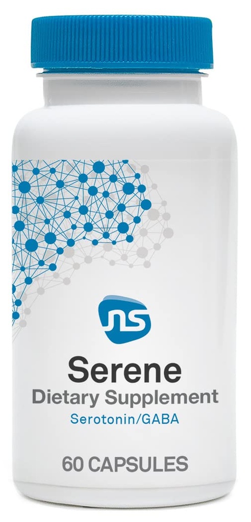 Neuroscience Serene - Sleep Aid Senza Melatonina - Integratore di supporto emotivo con vitamine 5-HTP, Calcio e B per bilanciamento della serotonina e cicli di sonno sani (60 ct)