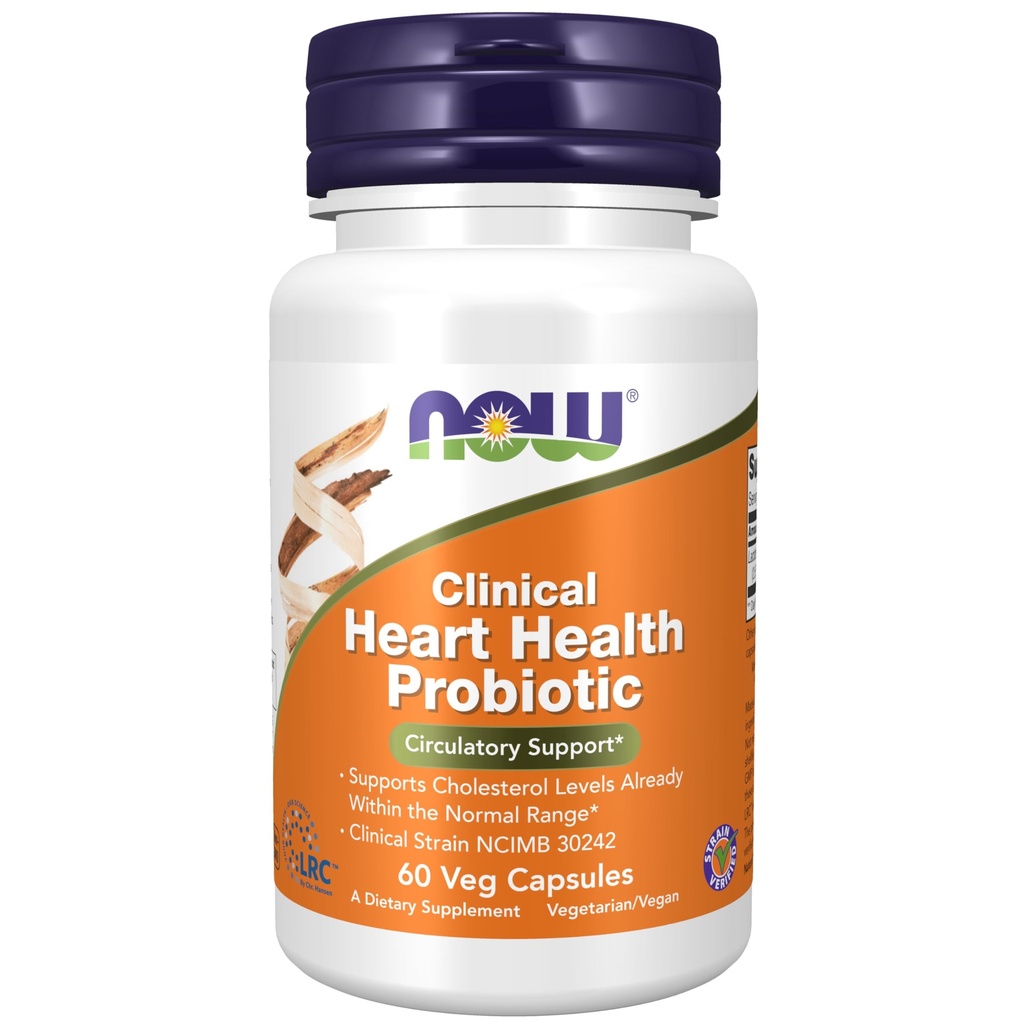 NOW Foods Clinical Heart Health Probiotic - 60 capsule di veg