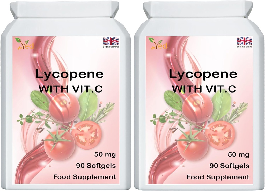 Ved Lycopin Ergänzung 50mg (Pack von 2)
