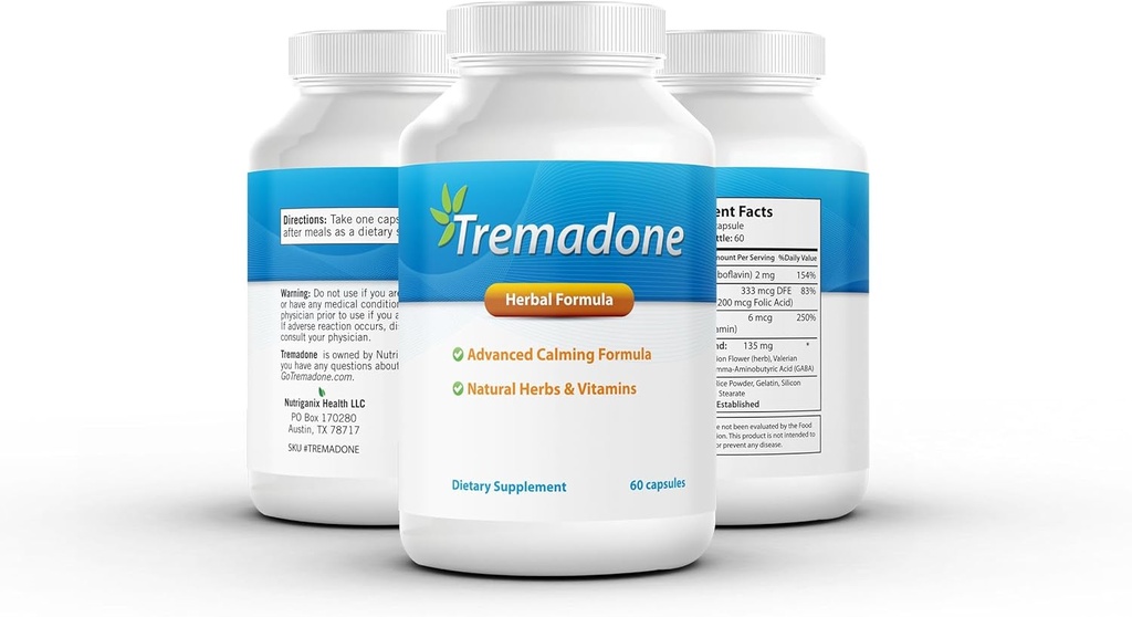 Essential Tremor Relief Ergänzung für Hand, Arm, Kopf, Bein, Füße und Body Tremors und Shaking - All Natural, Glutenfrei, Dairy frei von Nutriganix (3)