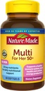 Natura Made Multivitamin Per il suo 50+ con No Iron, Donna Multivitamina per il supporto nutrizionale giornaliero, Multivitamina per le donne, 60 Softgels, 60 giorni di alimentazione
