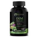 DIM-Ergänzung 300mg mit Broccoli 200mg BioPerine 10mg-Hormone und Estrogen Balance für Frauen & Männer, Menopause Relief, PCOS & PMS-Unterstützung,Hormonal Acne Treatment-120 Caps,Diindolylmethan 150mg pro Cap