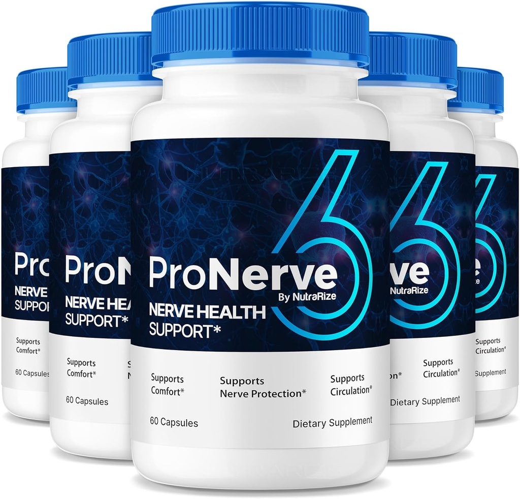 NutraRize (5 Pack) ProNerve6 Neuropathie, ProNerve 6 Nerve Support Supplement, Pro Nerve 6 Kapseln, ProNerve6 Pastillas Bewertungen (300 Kapseln)