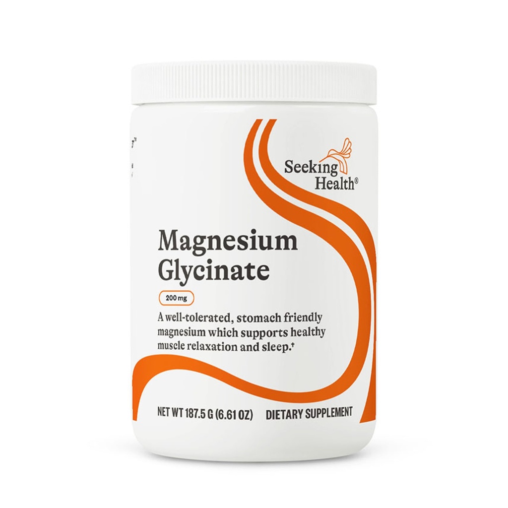 Suche Gesundheit Magnesium Glycinat Pulver, 200 mg pro Servierung, Bioverfügbare Bisglycinat Chelat, Unterstützung Schlaf und Entspannung, natürliche Energie, Vegetarisch (75 Servierungen)