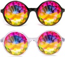 GloFX Kaleidoscope Glasss | Cristallo leggero EDM Festival Diffrazione | 2 Confezione di Rave