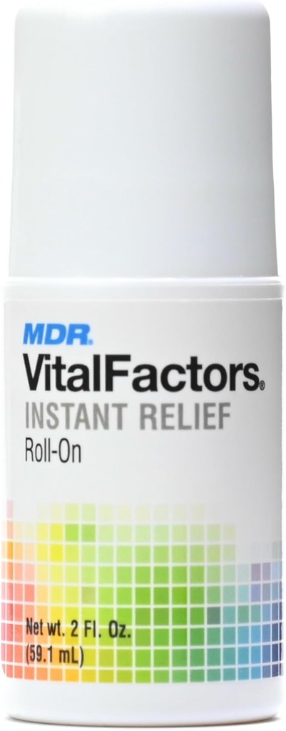 MDR VitalFactors Instant Soothing Roll-On – Schnell-Absorbing, klare Formel für Rücken, Hals, Hände & Füße – 2 Fl. Oz.
