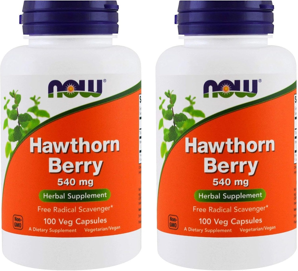 Nourritures Berry Hawthorn 540 mg, 100 gélules (paquet de 2)