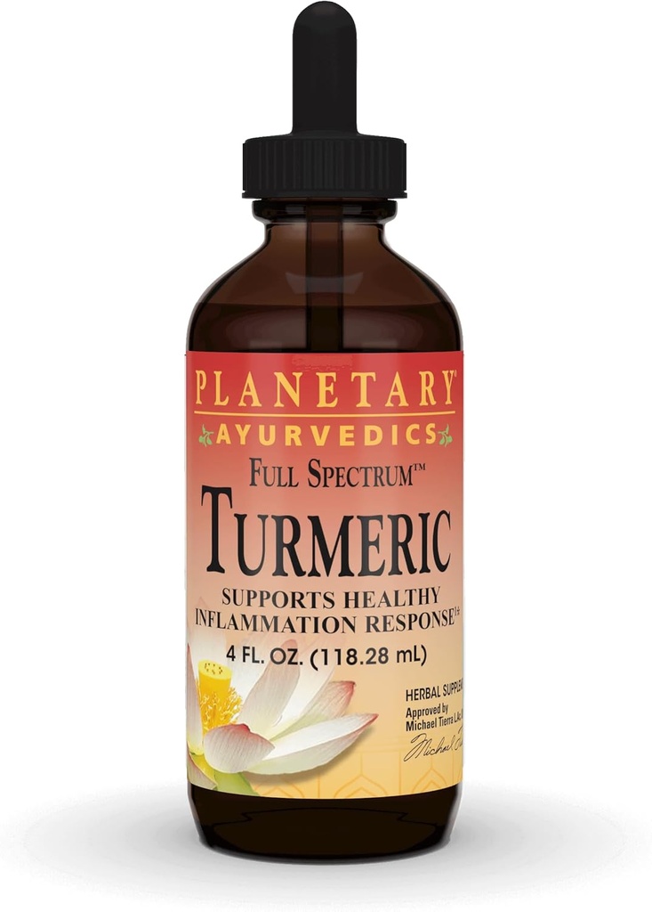Erboristeria Pianetaaria Spettro completo Liquido da Ayurvedics Planetari, Supporto per Antiossidante e Risposte di infiammazione sana, 4 once
