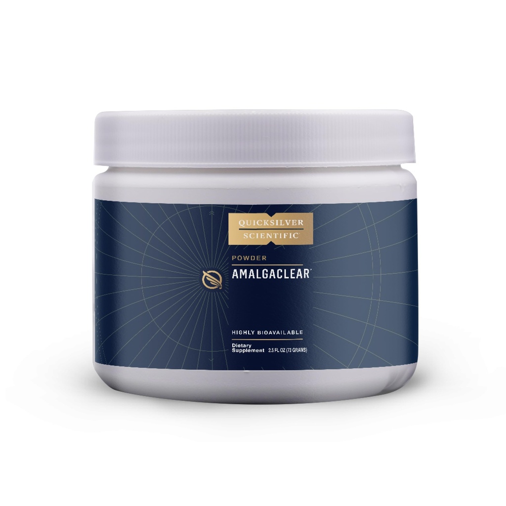 Quicksilver Scientific AmalgaClear - Support de détox avec agrumes Pectine modifiée et extrait de silice (73g)