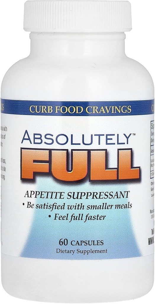 Absolute Nutrition, Curb Food Cravings, Assolutamente Full, 60 Caps