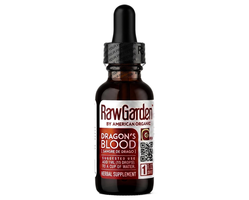 Raw Garden Dragon's Blood Original,100% Peruvian 1 Oz Concentrate, Sangre De Drago, Sangre De Grado. Questo è un prodotto naturale, l'evaporazione o l'apparizione asciutta può occur naturalmente nel tempo.