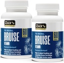 ZAX'S ORIGINAL Bruise Vitamin 2-Pack – Pharmakist-entwickelte Bruising Ergänzungen, Potent Swelling & Bruise Reducer mit Zink, Vitamine K, D3, C, Citrus Bioflavonoids, 120 Caps, Paar mit Arnica Cream