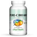 Vitamin C Complex 600 mg Supplement – Empfohlene tägliche Dosierung Vitamin C Tabletten mit Zitronenbioflavonoiden, Calcium & Phosphor – Immune Health Support – Pure-C Bio 600 Non-GMO, VIT C Vegan 180 Tabletten