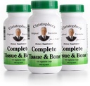 Formula originale di Christopher Tissue & Bone Formula – 100 VCaps | Supporto erbe per Bones & Connective Tissue - Confezione di 3