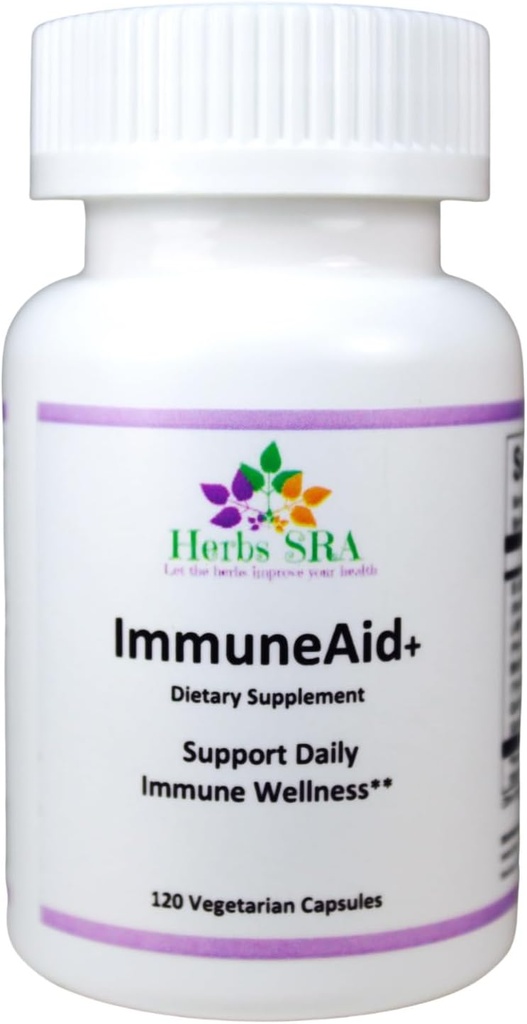 ImmuneAid+ - Supporto Immune dietetico con Betaine Anhydrous & L-Methionine, promuove la salute generale & disintossicazione, 120 tappi di Veg, Made in USA