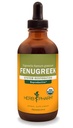 Kräuter Pharm Certified Organic Fenugreek Flüssiger Extrakt für weibliche reproduktive Unterstützung - 4 Unze